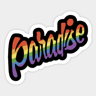 Paradise - Cambridge Gay Bar Sticker